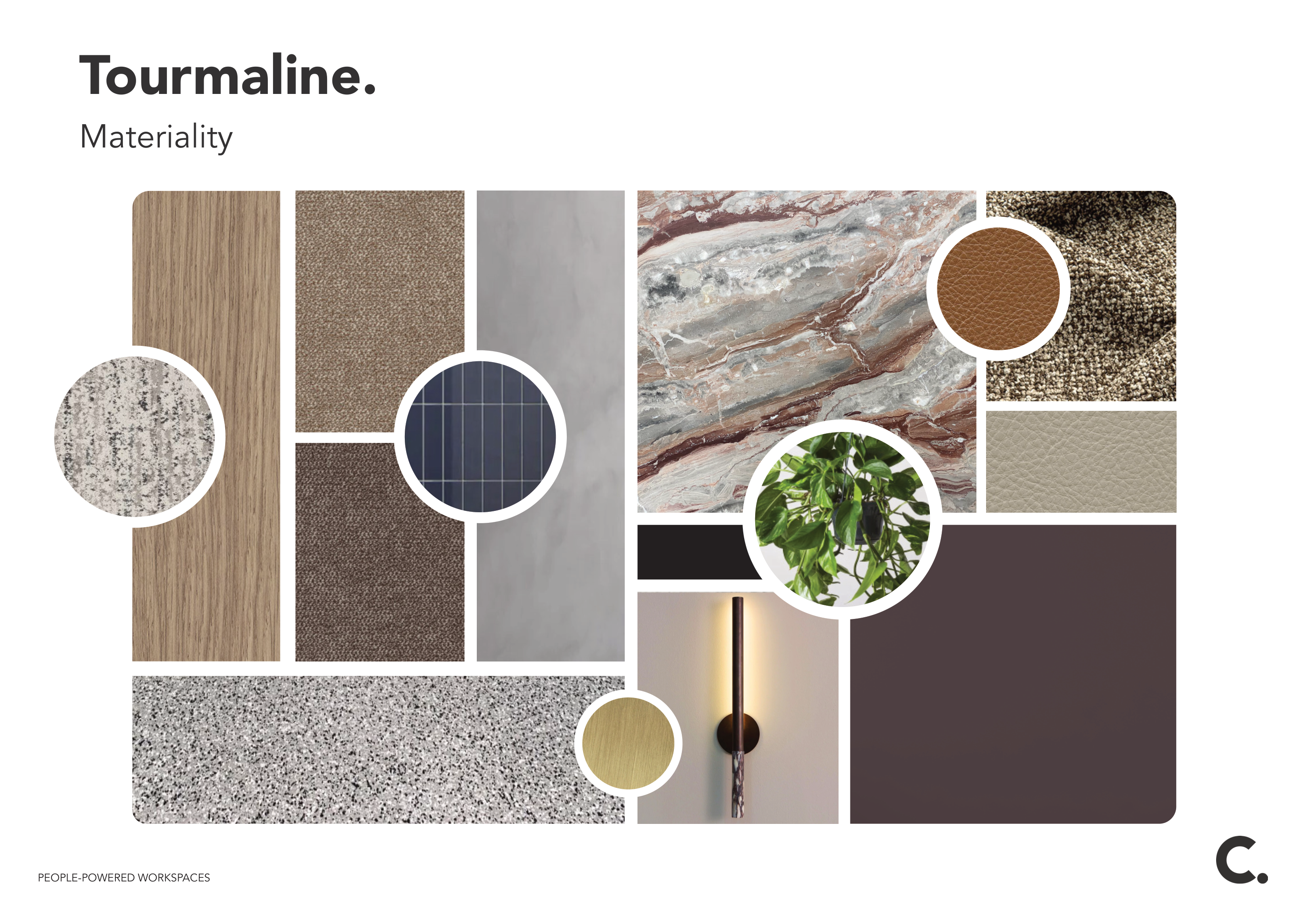 Tourmaline Materiality Palette